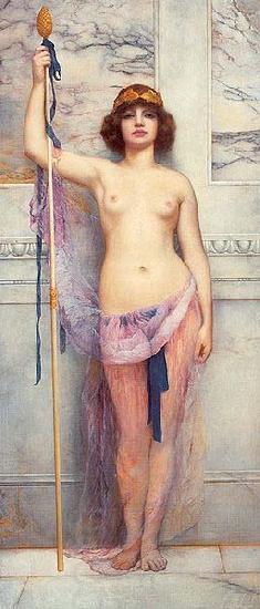 John William Godward A Priestess oil painting picture